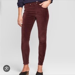 Maroon Universal Thread corduroy pants